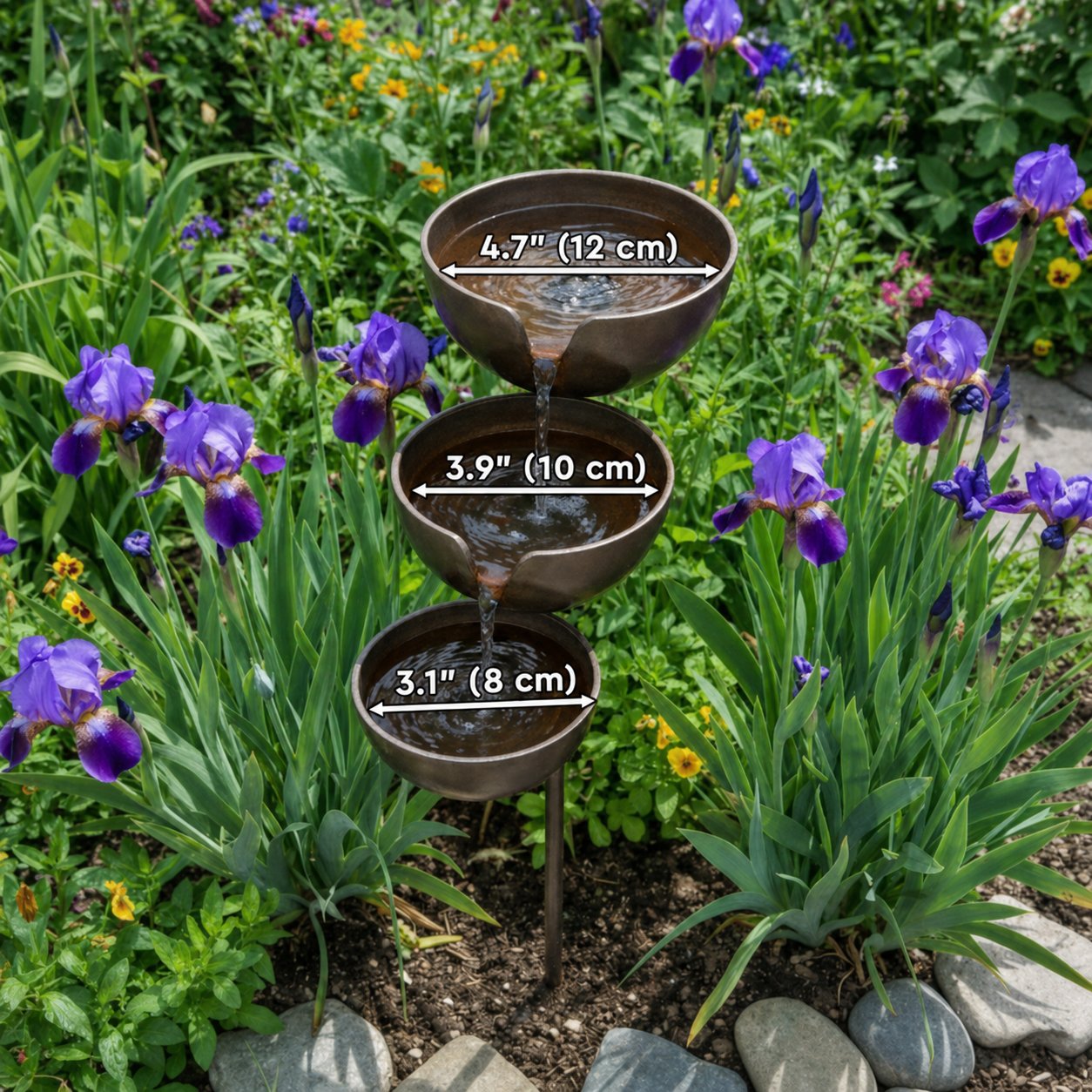 š„Hot Sale 50% OFFš„Bring Life Back To Your Garden ā Peaceful Cascading Rain Catcher Bird Bath For Welcoming Garden Wildlifešæš¦