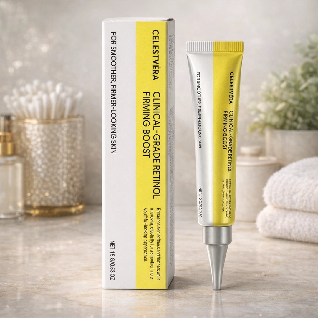Anti-wrinkle cream product and advertorial image