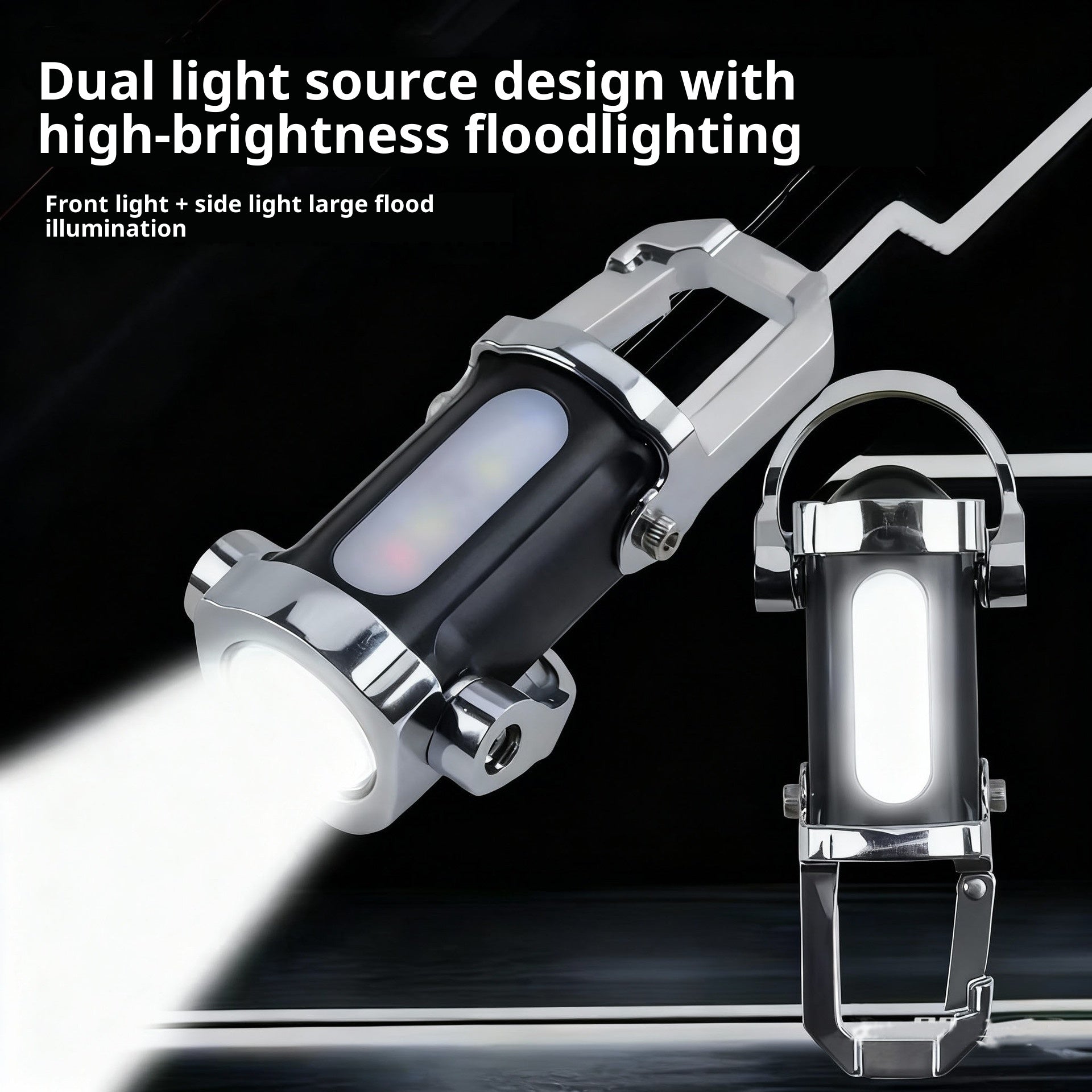 Multifunctional Mini Keychain Light Outdoor Portable Hook Lighting Pocket Light Cross-Border Portable Floodlight Flashlight