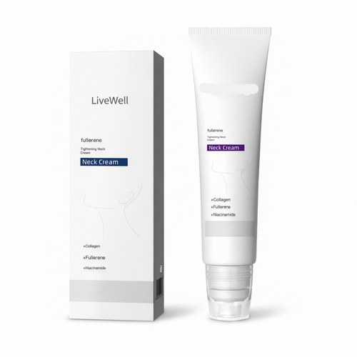 Roller Massage Neck Cream Collagen & Hyaluronic Acid | Firms Neck, Reduces Wrinkles & Double Chin