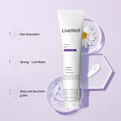 Roller Massage Neck Cream c Acid | Firms Neck, Reduces Wrinkles & Double Chin