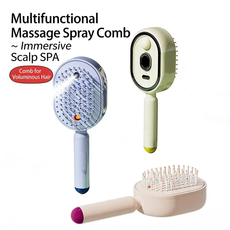 ❤️Day Sale 50% OFF🔥Electric Spray Air Cushion Massage Comb