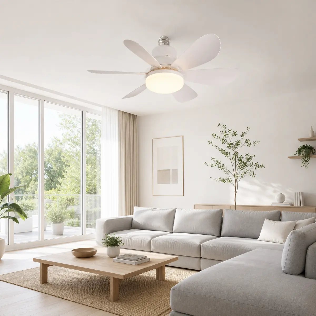 Ceiling Fan Light | 2-in-1 Cooling & Lighting