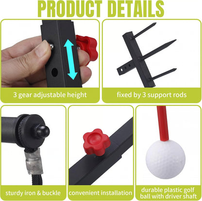 Real Impact Golf Swing Trainer - Practice Smarter, Swing Better - Black/Yellow