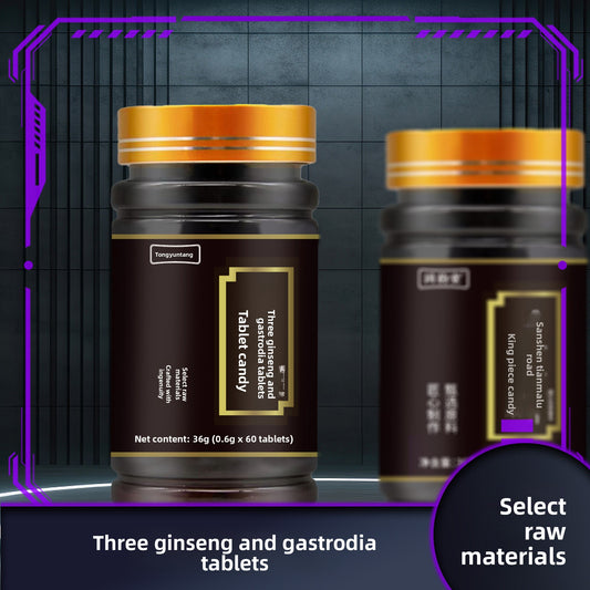 Tongyuntang Three Ginseng Tianma Tablets Candy Authentic