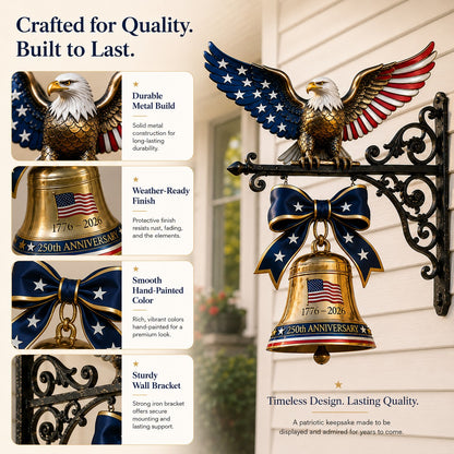 1776-2026 "Spirit of Liberty" Eagle Bell