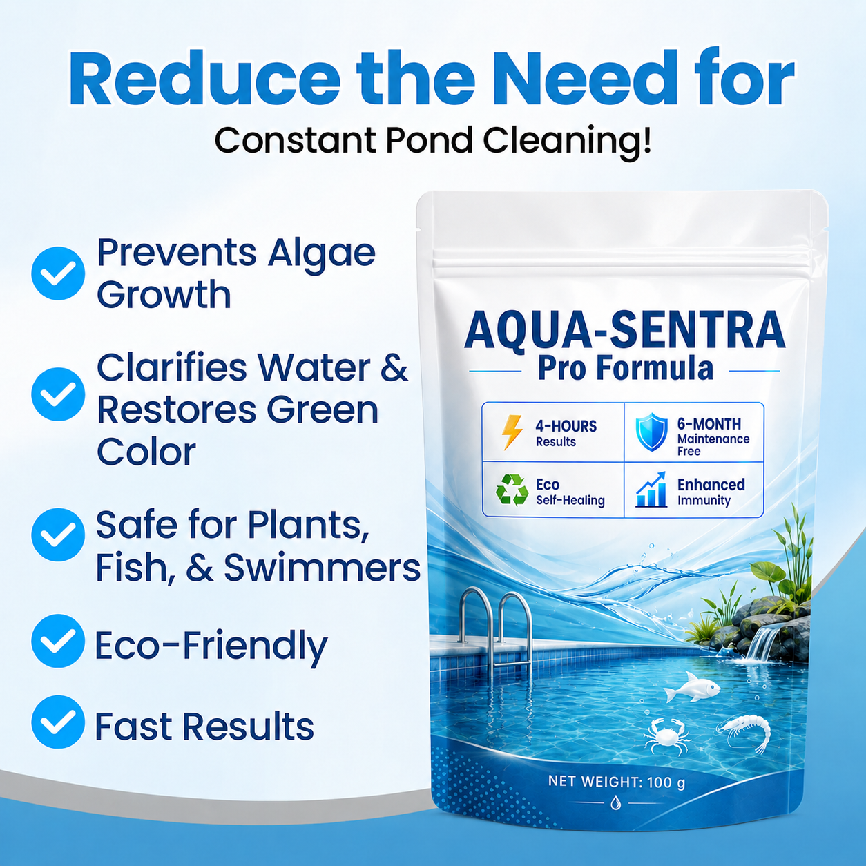 Aqua-Sentra Pro Formula-Restore Your Pond's Beauty Fast!