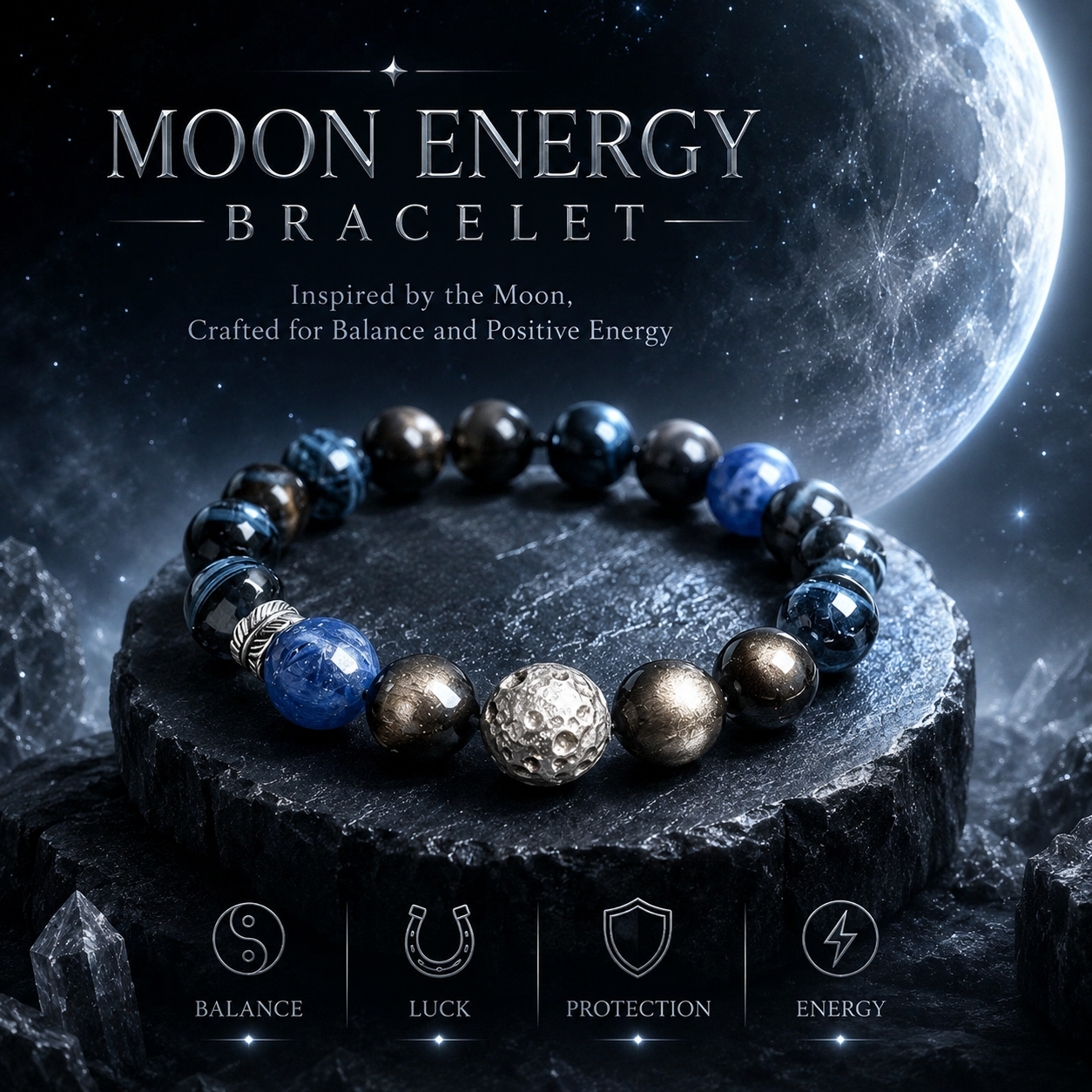 🔥 Meteorite Wealth Emperor Bracelet – Unlock Explosive Career Breakthroughs, Massive Opportunity Attraction & Unbreakable Financial Empire Building