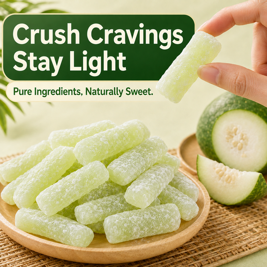 💪Say goodbye to high-calorie snacking—eat clean, stay lean! 🍨 Snow Jade Melon Bites