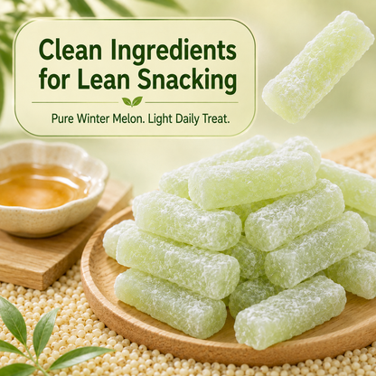 💪Say goodbye to high-calorie snacking—eat clean, stay lean! 🍨 Snow Jade Melon Bites