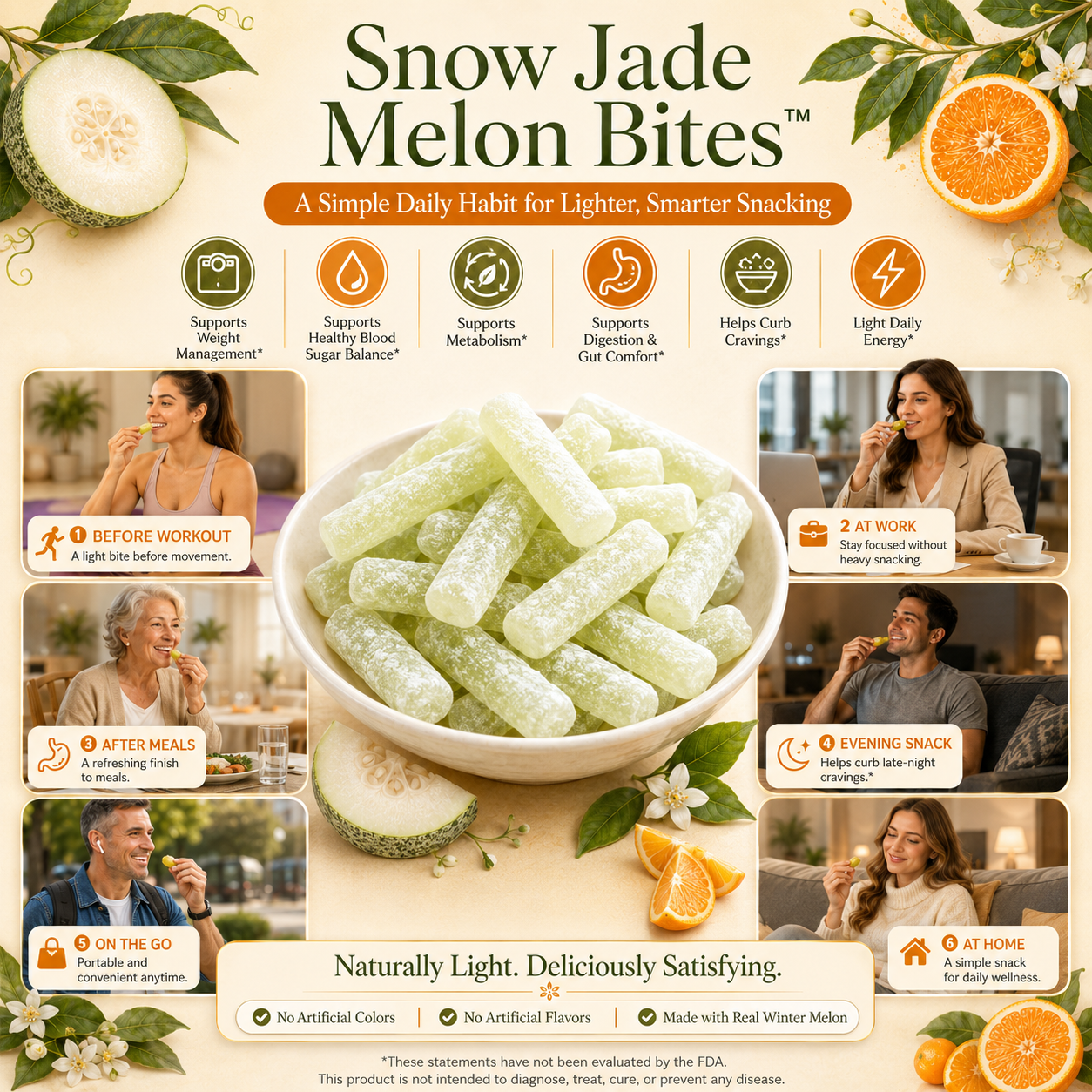 Snow Jade Melon Bites™ – The Heart & Blood Sugar Breakthrough You've Been Waiting For