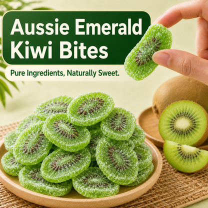 💪Say goodbye to high-calorie snacking—eat clean, stay lean! 🍨 Aussie Emerald Kiwi Bites