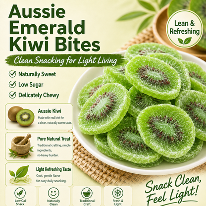 💪Say goodbye to high-calorie snacking—eat clean, stay lean! 🍨 Aussie Emerald Kiwi Bites