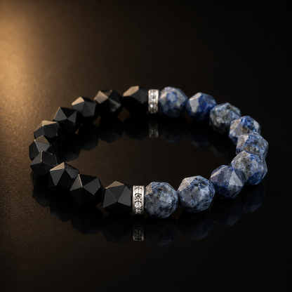 🔥Men’s Strength & Vitality Bracelet💪Upgrade Your Energy, Style, and Confidence🌕Midnight Atlas Sovereign Bracelet