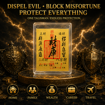 💰 All-Purpose Thunder Talisman – Dispel Evil & Protect Everything💸