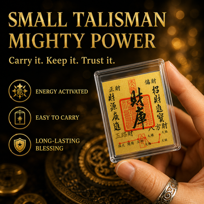 💰 All-Purpose Thunder Talisman – Dispel Evil & Protect Everything💸