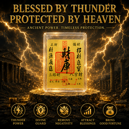💰 All-Purpose Thunder Talisman – Dispel Evil & Protect Everything💸
