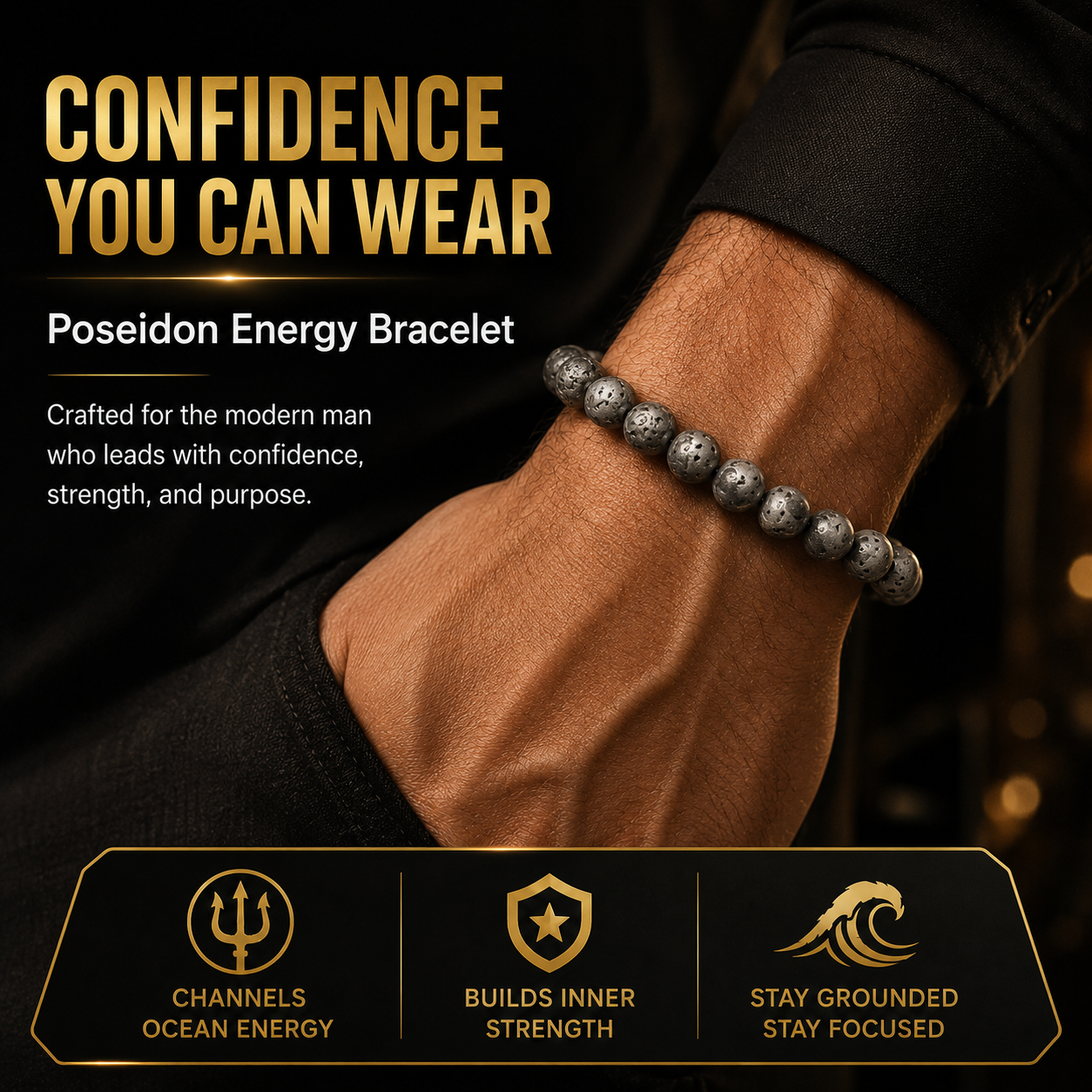 🔥💪Men’s Strength & Vitality Bracelet💯💌Upgrade Your Energy, Style, and Confidence