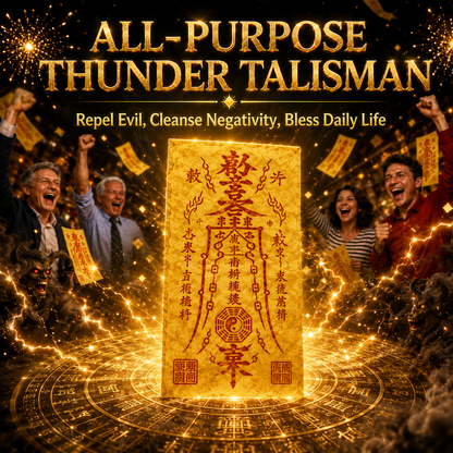 💰 All-Purpose Thunder Talisman – Dispel Evil & Protect Everything💸