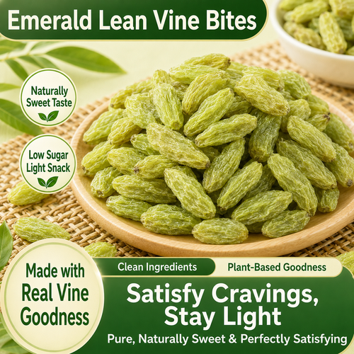 💪Say goodbye to high-calorie snacking—eat clean, stay lean! 🍨 Emerald Lean Vine Bites