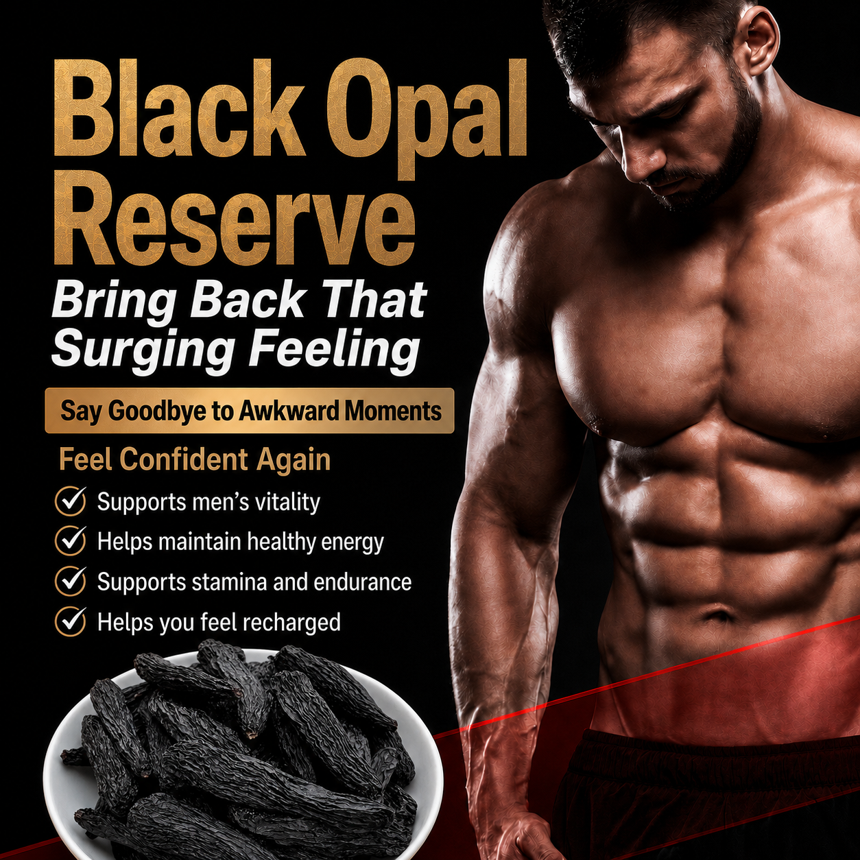 🔥More Energy More Stamina More Bedroom Drive Daily Wellness Support For Men