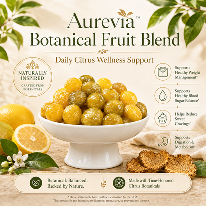 🍊 Aurevia™ Botanical Fruit Blend — Support Healthy Weight & Blood Sugar Balance Naturally ⚖️🩸