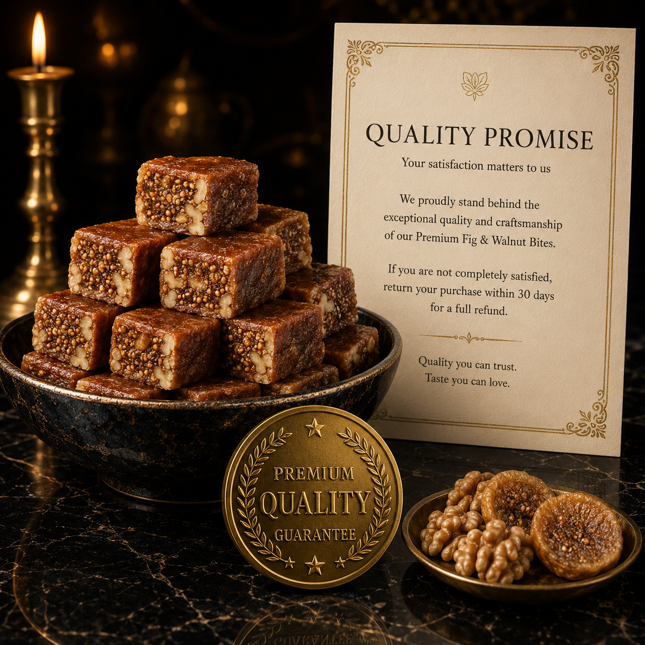 ⚡ Aurevia™ Premium Fig & Walnut Bites — Natural Energy Bites for Stamina & Focus