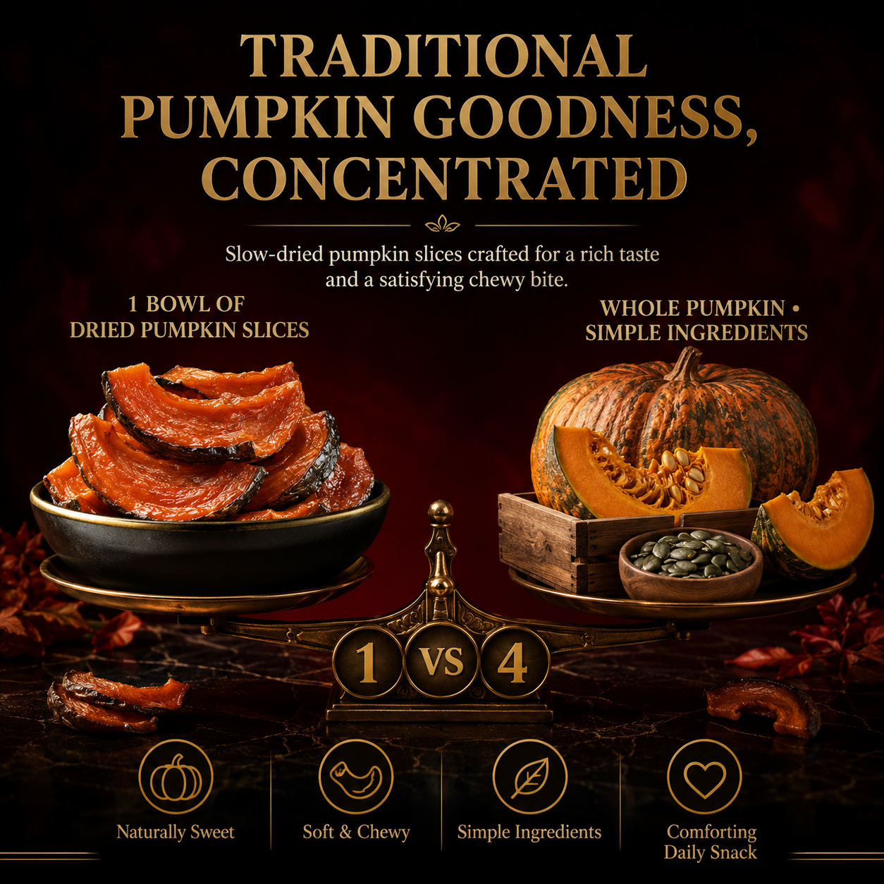 🔥Ultimate Testosterone & Performance Revival Zinc-🎃Powered Sun-Dried Pumpkin Slices for Better Bedroom Performance | Support Explosive Energy, Stamina & Bedroom Confidence Naturally