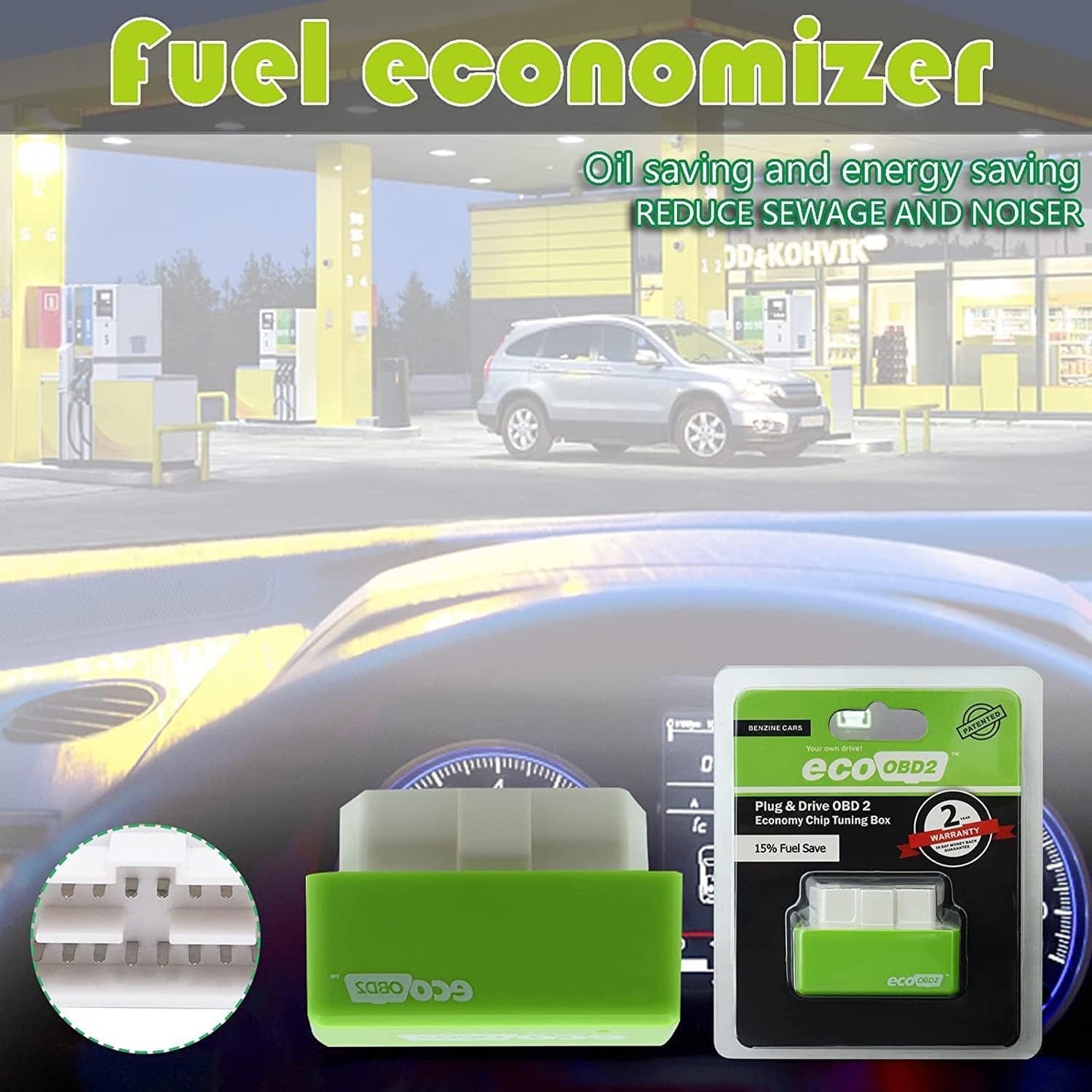 ⚡ OBD2 ECO Power & Fuel Saver Device