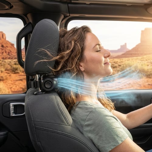Professional Grade Stealth Car Seat Fan
