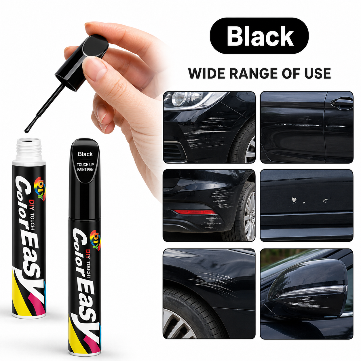 🔥Buy 2 get 1 Free 🚨Small Scratches Can Ruin Your Car’s Clean Look🚨 - ScratchFix Car Touch-Up Paint Pen 🏆