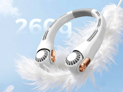 🍃 Neck Air Conditioner Fan – Ultra‑quiet, 360° rotating, 3 speeds. Hands‑free cooling, long battery. Summer essential!