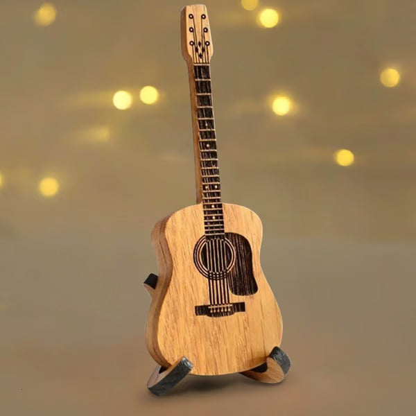 🎸100% Handmade Mini Cute Edition Wooden Guitar Plectrum Case(𝐉𝐚𝐤𝐞 𝐖𝐢𝐥𝐬𝐨𝐧 𝐇𝐚𝐧𝐝𝐦𝐚𝐝𝐞®) - BUY 2 FREE SHIPPING