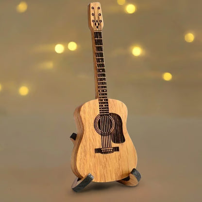 🎸100% Handmade Mini Cute Edition Wooden Guitar Plectrum Case(𝐉𝐚𝐤𝐞 𝐖𝐢𝐥𝐬𝐨𝐧 𝐇𝐚𝐧𝐝𝐦𝐚𝐝𝐞®) - BUY 2 FREE SHIPPING