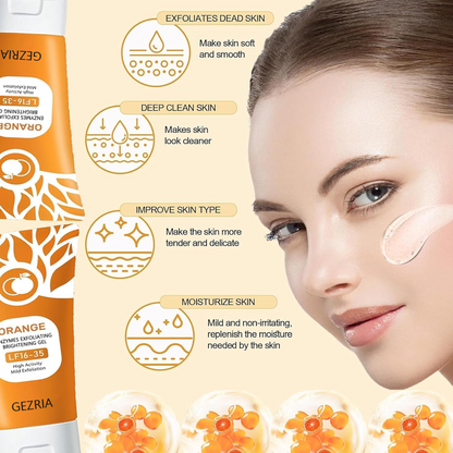 Buy 2 Get 2 FREE Today 🎁! Say Goodbye to Dull, Rough Skin! GEZRIA Orange Enzyme Exfoliating Gel 🍊