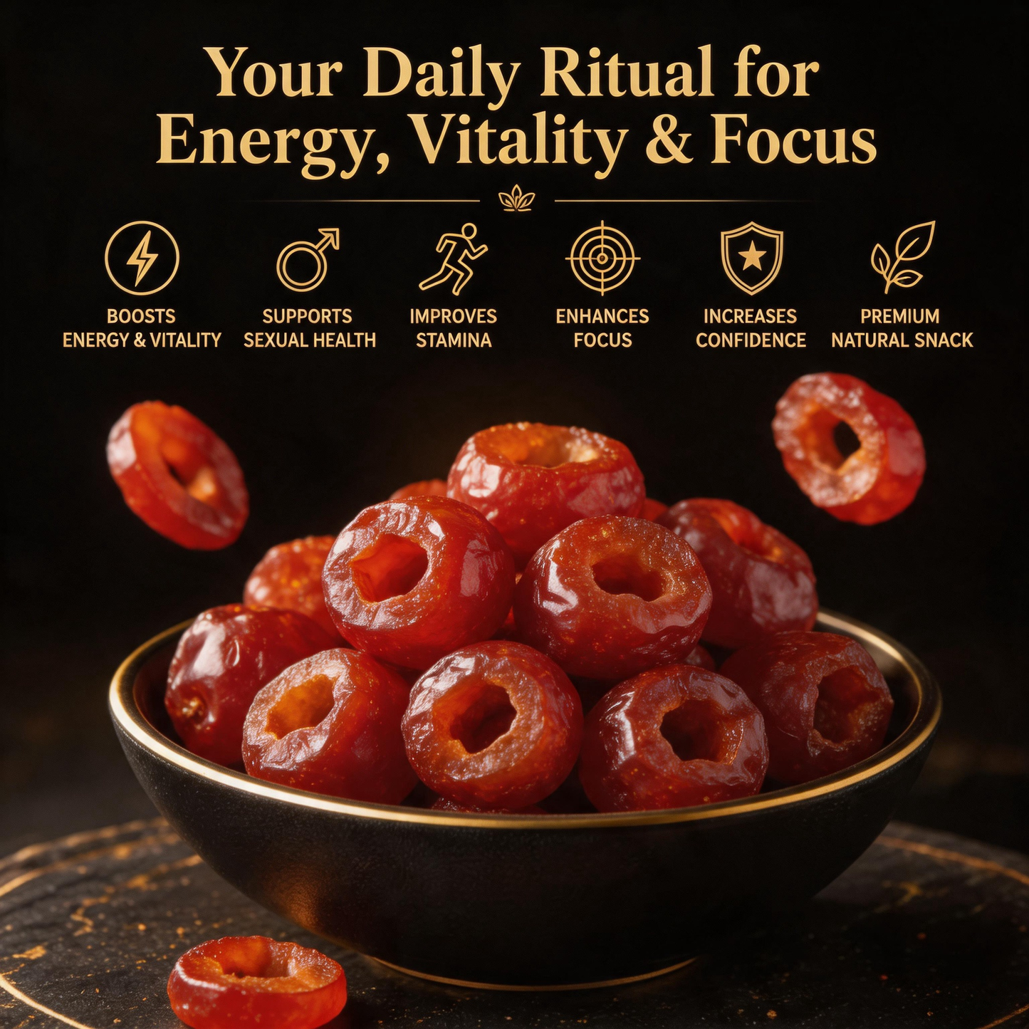 🥃🥃 Men’s Vitality Revival 💪💯 Hollow dried hawthorn berries for Natural Energy, Stamina & Confidence - GD