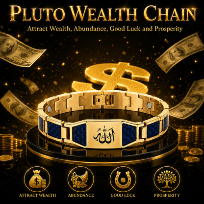 💰✨ Pluto Wealth Chain – Attract Wealth, Elevate Your Fortune & Turn Your Wishes Into Reality 🍀💸