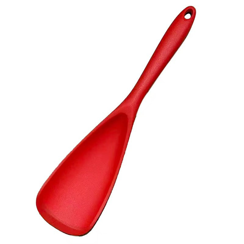 Multifunction Cooking Spoon Spatula for Non Stick Cookware BPA Free One Piece Design - RED