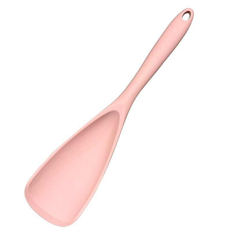 Multifunction Cooking Spoon Spatula for Non Stick Cookware BPA Free One Piece Design - PINK