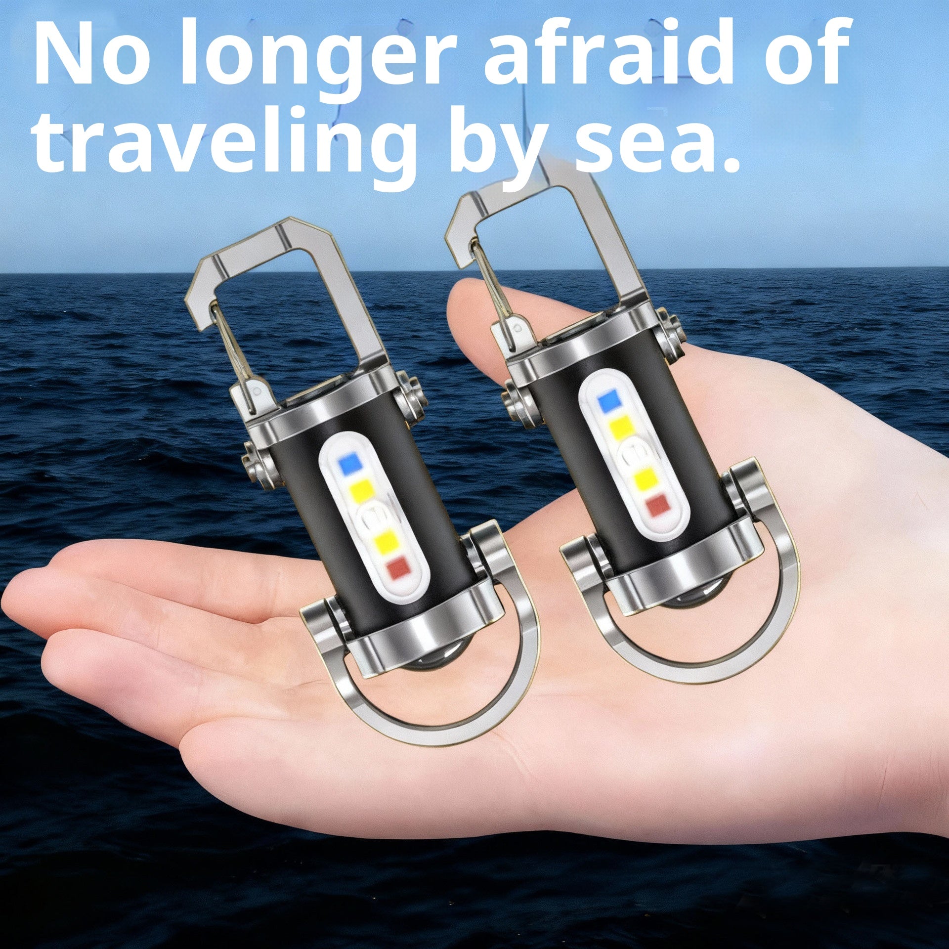 Multifunctional Mini Keychain Light Outdoor Portable Hook Lighting Pocket Light Cross-Border Portable Floodlight Flashlight