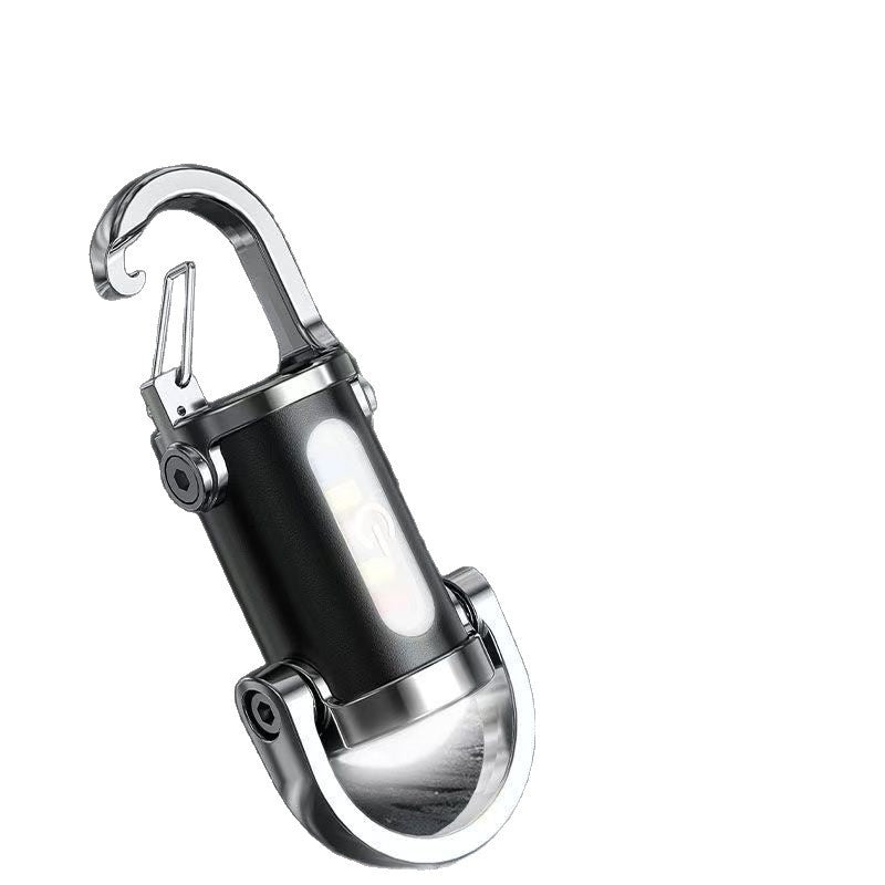 Multifunctional Mini Keychain Light Outdoor Portable Hook Lighting Pocket Light Cross-Border Portable Floodlight Flashlight