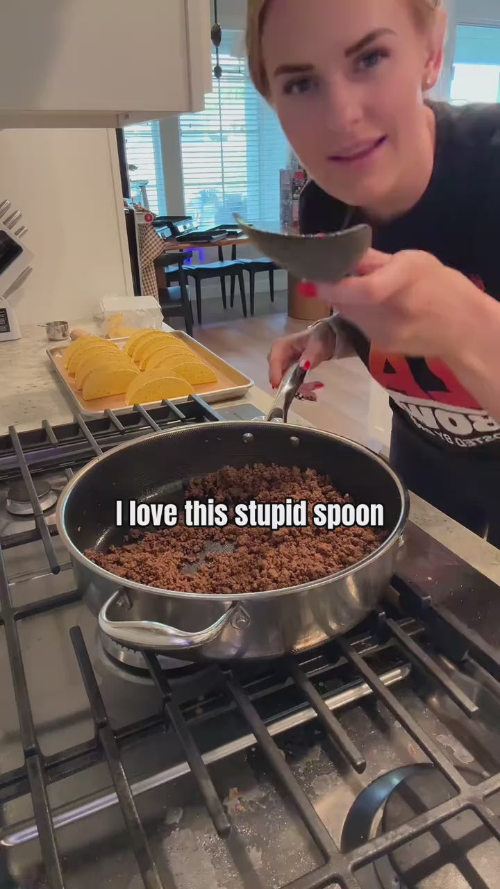 Multifunction Cooking Spoon Spatula for Non Stick Cookware BPA Free One Piece Design