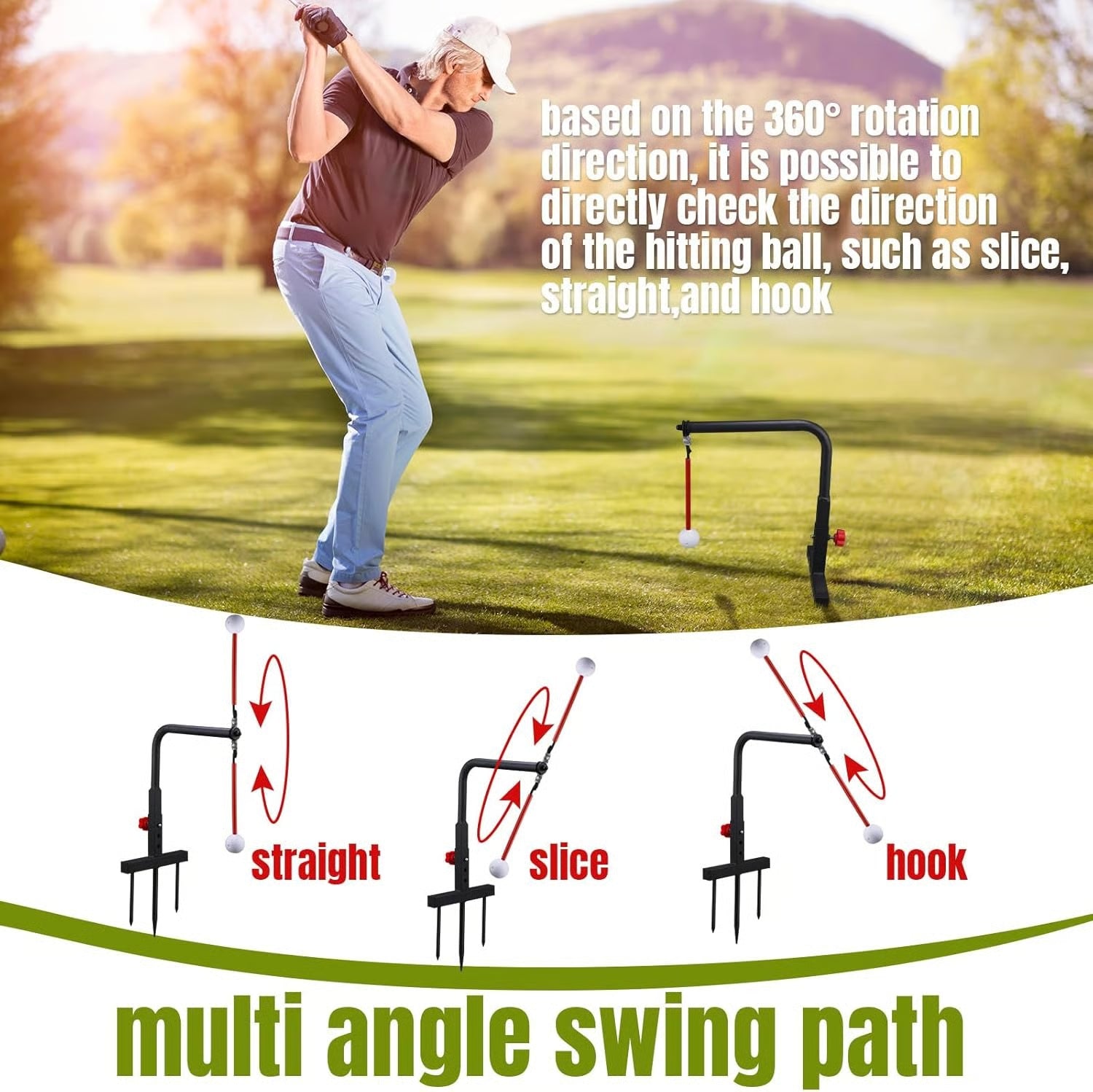 Real Impact Golf Swing Trainer - Practice Smarter, Swing Better