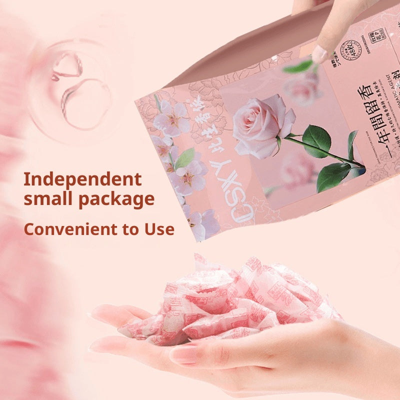 Four Seasons Universal Floral Scent Replacement for Camphor Balls, Individual Sachets for Wardrobe and Bookcase, Anti-Mold, Moisture Absorption, Odor Removal, Indoor Fragrance