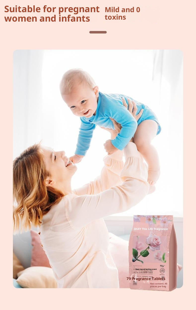 Four Seasons Universal Floral Scent Replacement for Camphor Balls, Individual Sachets for Wardrobe and Bookcase, Anti-Mold, Moisture Absorption, Odor Removal, Indoor Fragrance