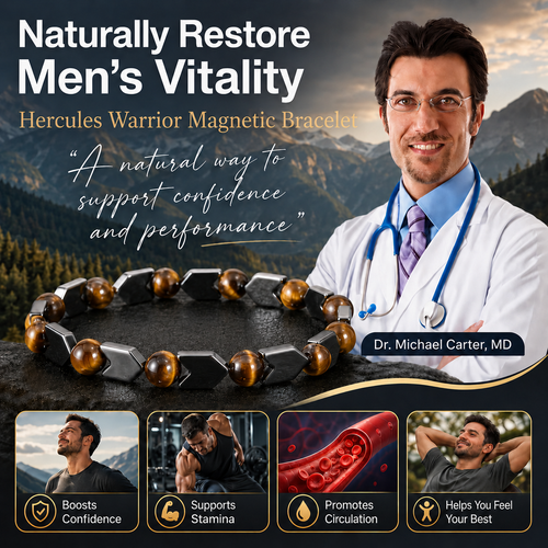 🥇🦅 Men’s Strength & Vitality Chain — Hercules Warrior Bracelet🌽🏆Boost Masculine Energy, Drive & Lasting Confidence-XA