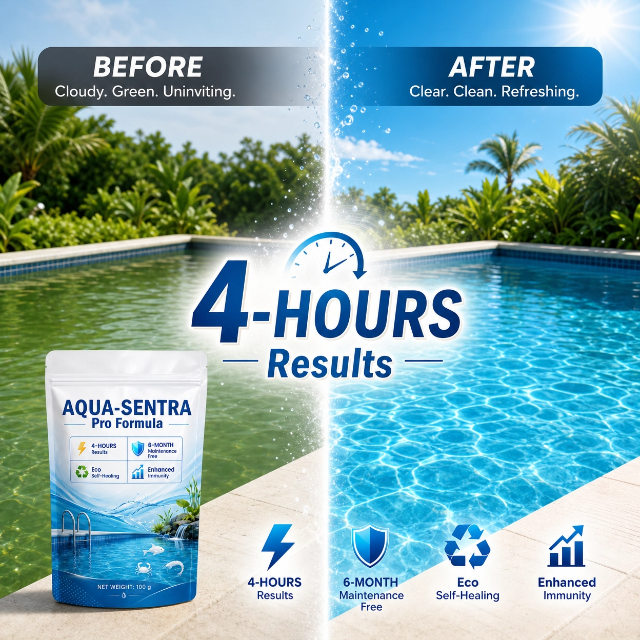 Aqua-Sentra Pro Formula-Restore Your Pond's Beauty Fast!